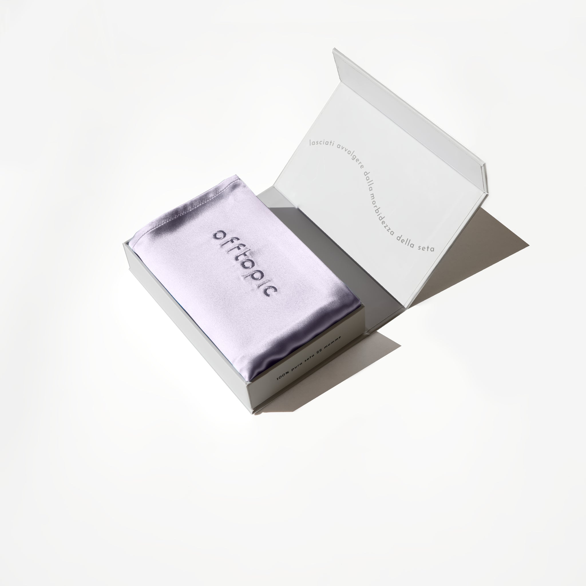 Federa 100% Seta Anticrespo | Lilla