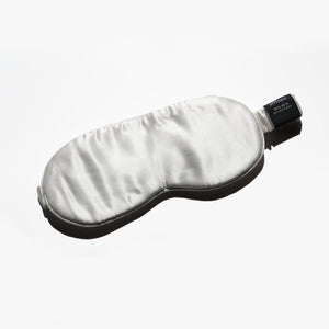 mascherina notte occhi bianca