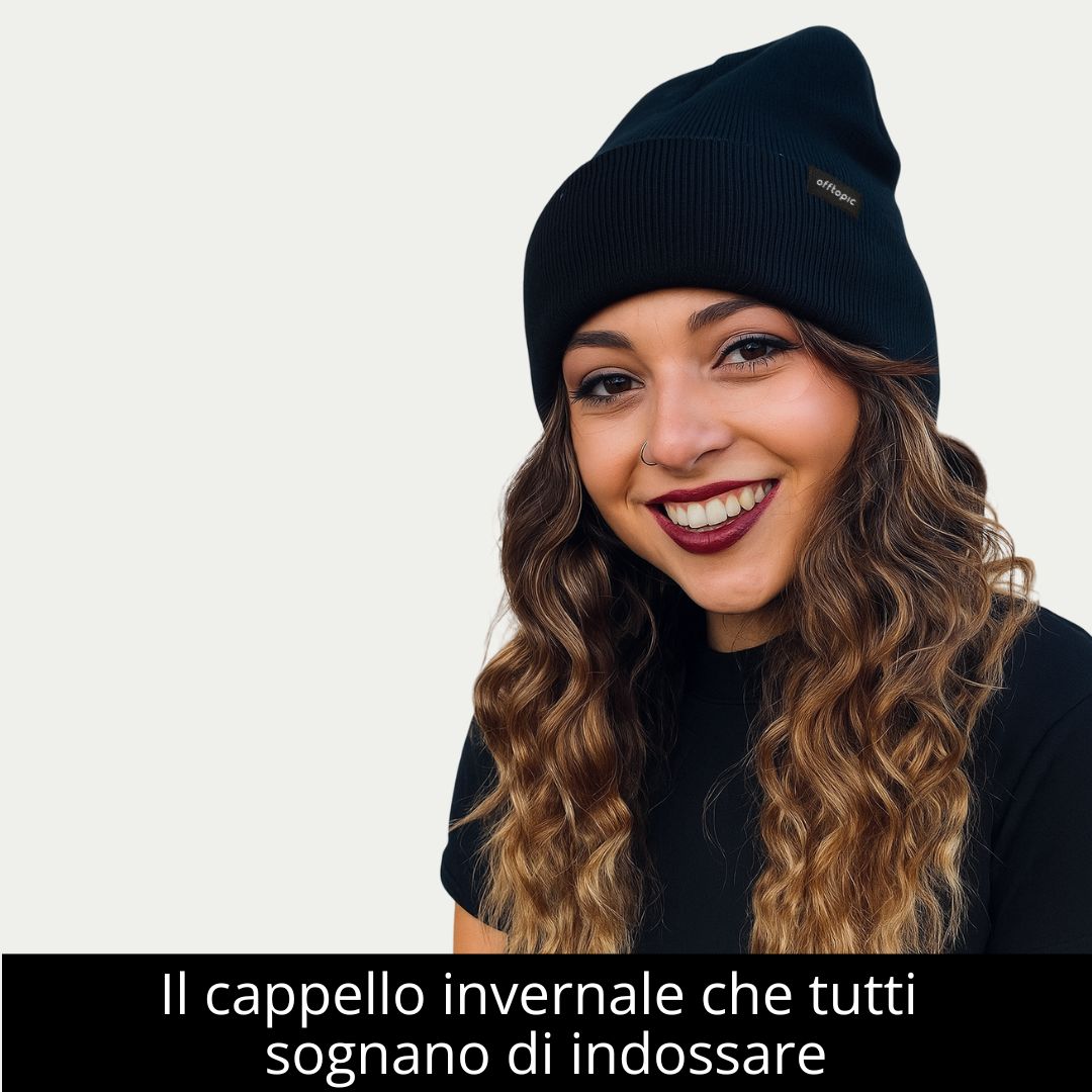 berretto invernale in 100% seta perfetta idea regalo.