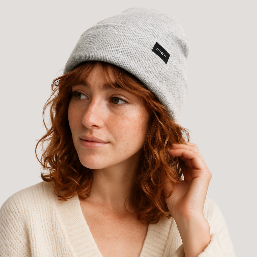 Cappello Invernale unisex 100% Seta | Grigio