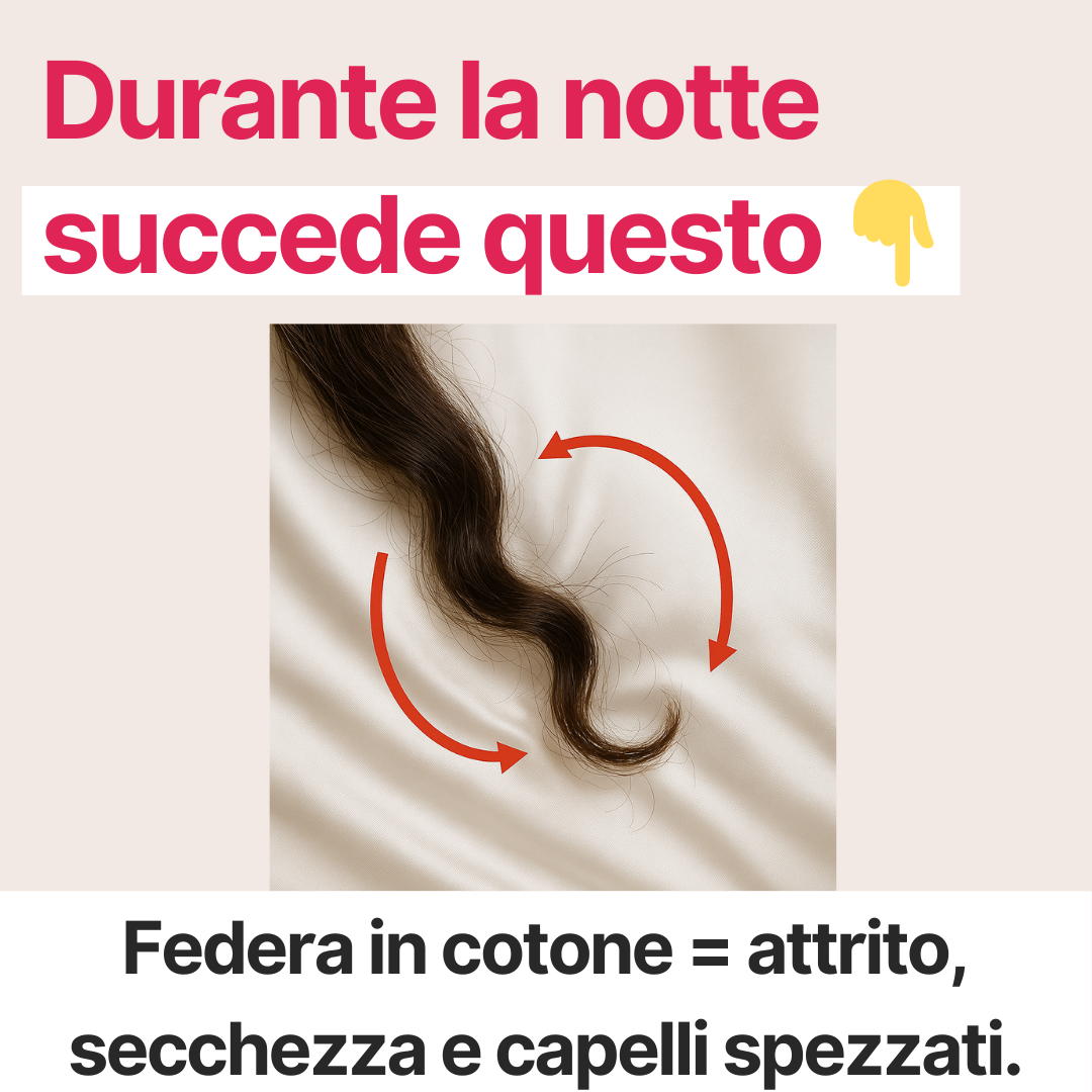 Cuffia di Seta Per Capelli | Nera