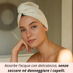 benefici turbante asciugacapelli