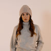 Cappello Invernale Donna | Berretto con Interno 100% Seta Anticrespo | Rosa Salmon
