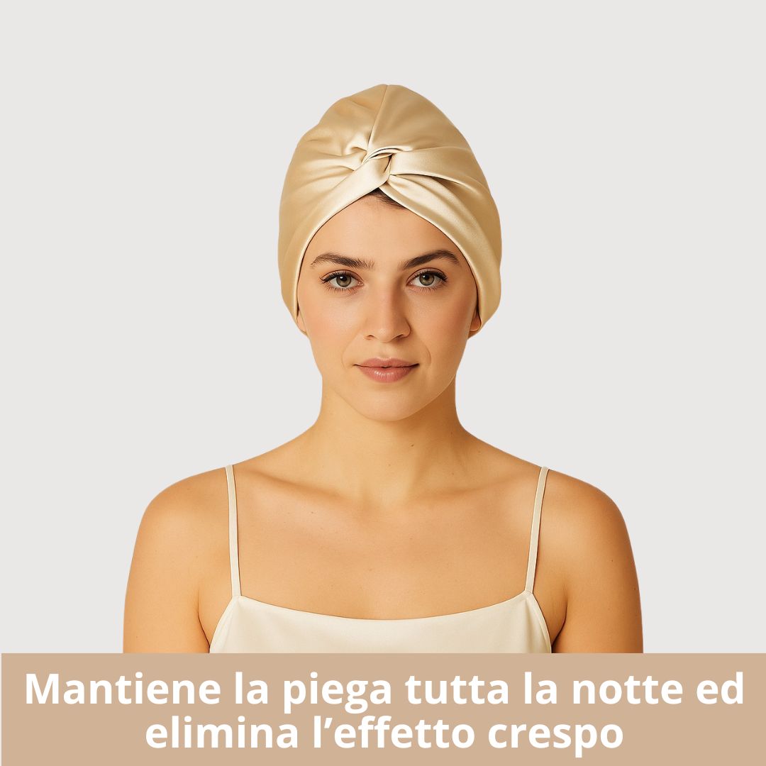 Cuffia di Seta Per Capelli | Caramel
