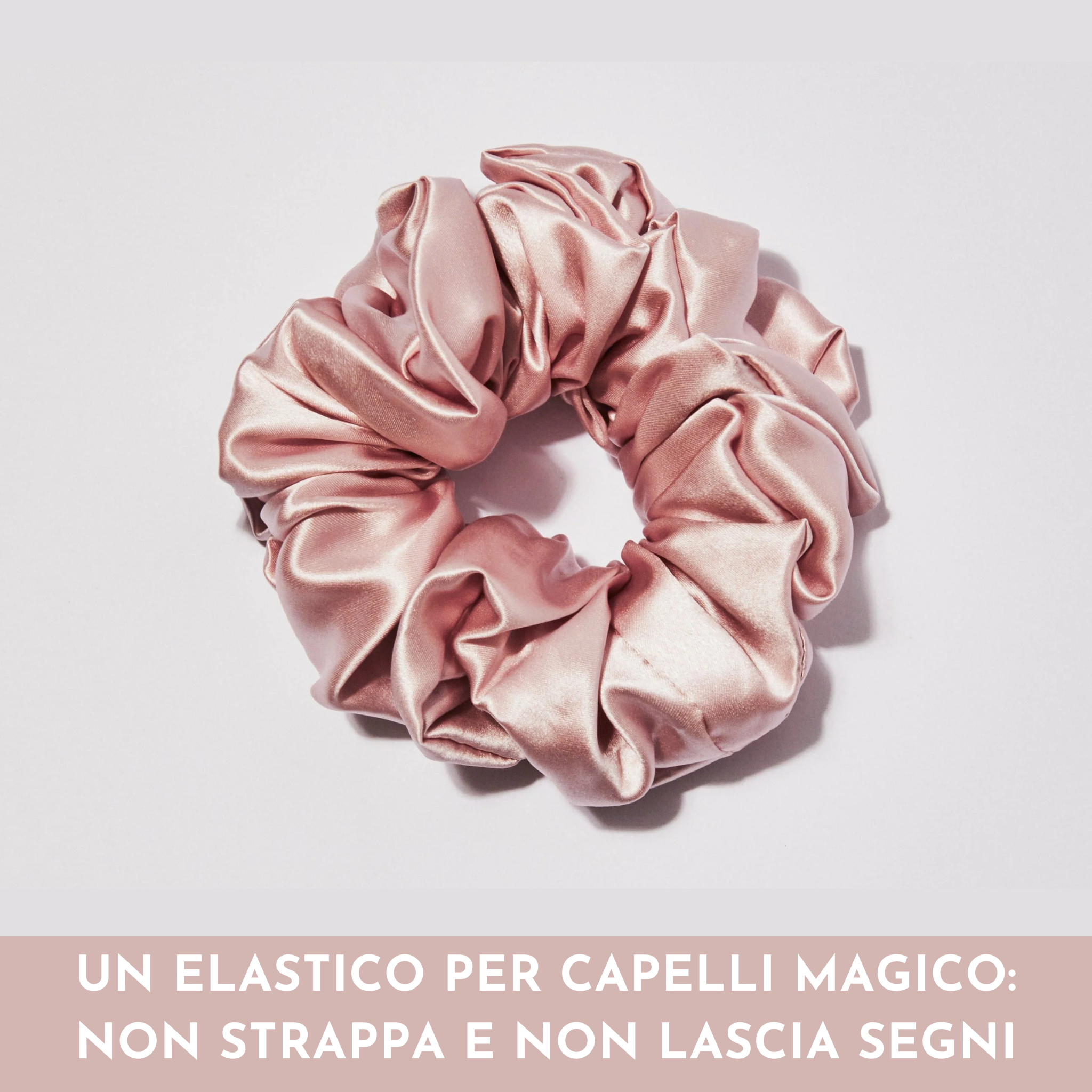 Elastico Capelli 100% Seta | Rosa