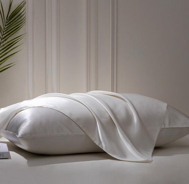 federa di seta bianco puro