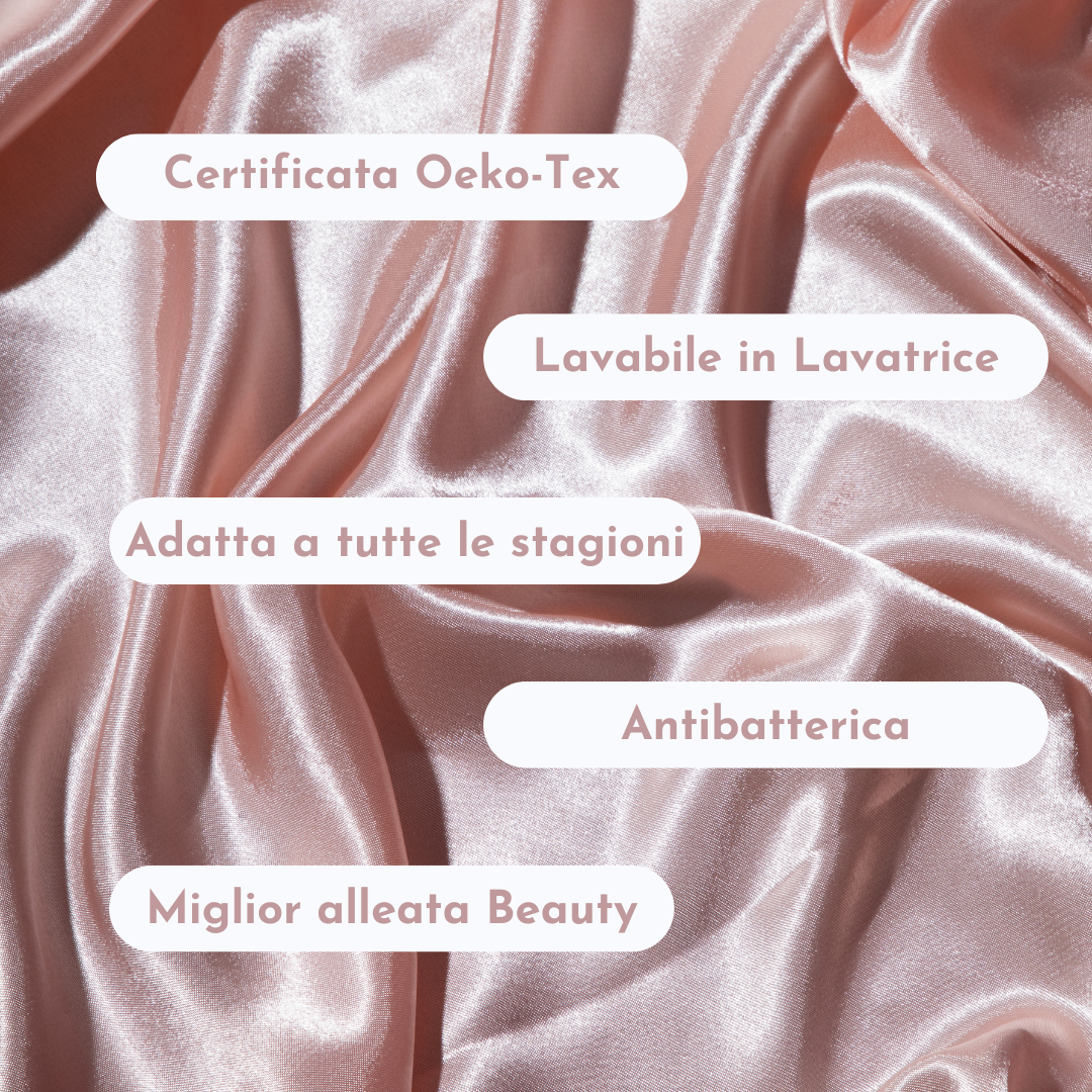 Taie d'oreiller pure soie 50x75 | Rose