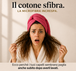 turbante asciuga capelli anti crespo