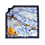 Foulard in Seta con stampa 90x90 | City