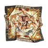 Foulard in Seta con stampa 90x90 | Savana